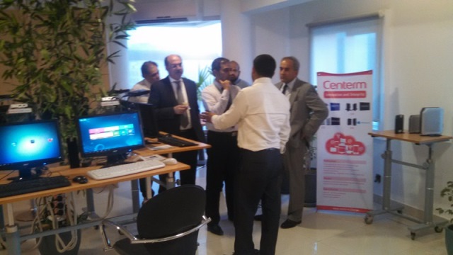 Habib Bank Limited members visited the Centerm Display Center show casing Centerm’s complete range of product innovations