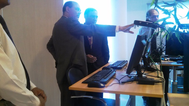 Tameer Bank IT Department members visited the Centerm Display Center
