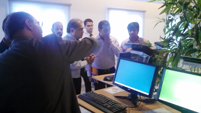 Tameer Bank IT Department members visited the Centerm Display Center