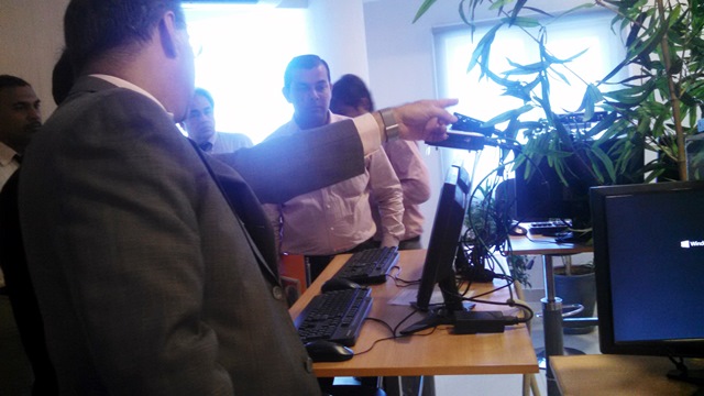 Tameer Bank IT Department members visited the Centerm Display Center