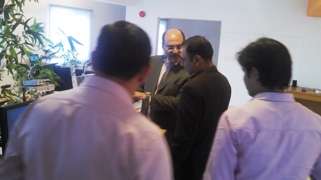 Tameer Bank IT Department members visited the Centerm Display Center