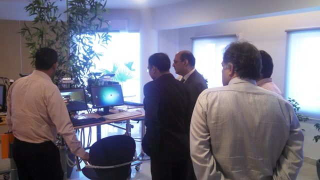 Tameer Bank IT Department members visited the Centerm Display Center