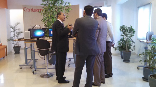 Tameer Bank IT Department members visited the Centerm Display Center