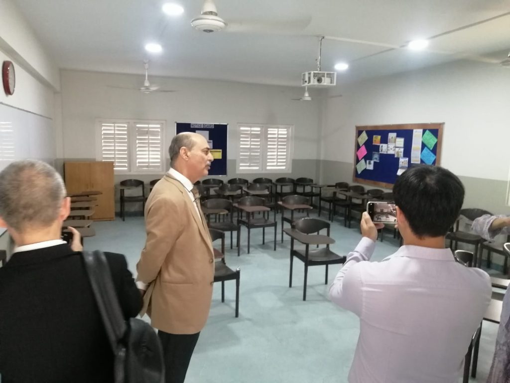 Team Centerm and NC Inc Discuss Technology Solutions with Habib Public School
